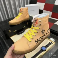 Cheap Moncler High Tops Shoes For Men #1399825 Replica Wholesale [$85.00 USD] [ITEM#1399825] on Replica Moncler High Tops Shoes