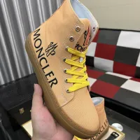 Cheap Moncler High Tops Shoes For Men #1399825 Replica Wholesale [$85.00 USD] [ITEM#1399825] on Replica Moncler High Tops Shoes
