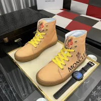 Cheap Moncler High Tops Shoes For Men #1399825 Replica Wholesale [$85.00 USD] [ITEM#1399825] on Replica Moncler High Tops Shoes