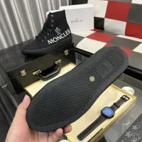 Cheap Moncler High Tops Shoes For Men #1399827 Replica Wholesale [$85.00 USD] [ITEM#1399827] on Replica Moncler High Tops Shoes
