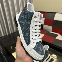 Cheap Louis Vuitton High Tops Shoes For Men #1399903 Replica Wholesale [$82.00 USD] [ITEM#1399903] on Replica Louis Vuitton High Tops Shoes