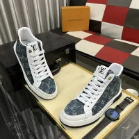 Cheap Louis Vuitton High Tops Shoes For Men #1399903 Replica Wholesale [$82.00 USD] [ITEM#1399903] on Replica Louis Vuitton High Tops Shoes