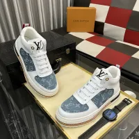 Cheap Louis Vuitton High Tops Shoes For Men #1399909 Replica Wholesale [$82.00 USD] [ITEM#1399909] on Replica Louis Vuitton High Tops Shoes