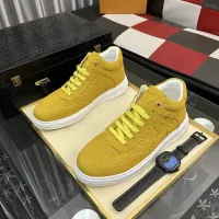 Cheap Louis Vuitton High Tops Shoes For Men #1399912 Replica Wholesale [$82.00 USD] [ITEM#1399912] on Replica Louis Vuitton High Tops Shoes