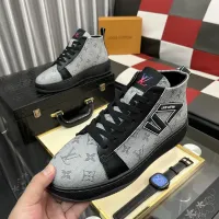 Cheap Louis Vuitton High Tops Shoes For Men #1399914 Replica Wholesale [$85.00 USD] [ITEM#1399914] on Replica Louis Vuitton High Tops Shoes