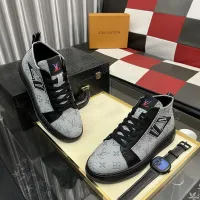 Cheap Louis Vuitton High Tops Shoes For Men #1399914 Replica Wholesale [$85.00 USD] [ITEM#1399914] on Replica Louis Vuitton High Tops Shoes