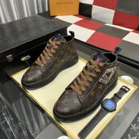 Cheap Louis Vuitton High Tops Shoes For Men #1399915 Replica Wholesale [$85.00 USD] [ITEM#1399915] on Replica Louis Vuitton High Tops Shoes