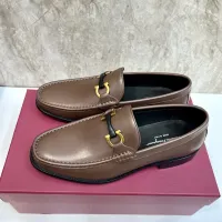 Cheap Salvatore Ferragamo Leather Shoes For Men #1399987 Replica Wholesale [$105.00 USD] [ITEM#1399987] on Replica Salvatore Ferragamo Leather Shoes