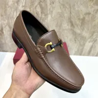 Cheap Salvatore Ferragamo Leather Shoes For Men #1399987 Replica Wholesale [$105.00 USD] [ITEM#1399987] on Replica Salvatore Ferragamo Leather Shoes