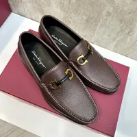 Cheap Salvatore Ferragamo Leather Shoes For Men #1399989 Replica Wholesale [$105.00 USD] [ITEM#1399989] on Replica Salvatore Ferragamo Leather Shoes