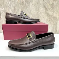 Cheap Salvatore Ferragamo Leather Shoes For Men #1399989 Replica Wholesale [$105.00 USD] [ITEM#1399989] on Replica Salvatore Ferragamo Leather Shoes
