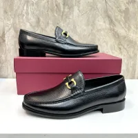 Cheap Salvatore Ferragamo Leather Shoes For Men #1399990 Replica Wholesale [$105.00 USD] [ITEM#1399990] on Replica Salvatore Ferragamo Leather Shoes