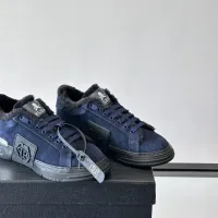 Cheap Philipp Plein PP Casual Shoes For Men #1400003 Replica Wholesale [$122.00 USD] [ITEM#1400003] on Replica Philipp Plein PP Casual Shoes