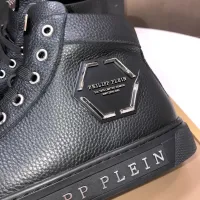 Cheap Philipp Plein PP High Tops Shoes For Men #1400014 Replica Wholesale [$88.00 USD] [ITEM#1400014] on Replica Philipp Plein PP High Tops Shoes