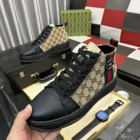 Cheap Gucci High Tops Shoes For Men #1400086 Replica Wholesale [$85.00 USD] [ITEM#1400086] on Replica Gucci High Tops Shoes