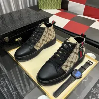 Cheap Gucci High Tops Shoes For Men #1400086 Replica Wholesale [$85.00 USD] [ITEM#1400086] on Replica Gucci High Tops Shoes
