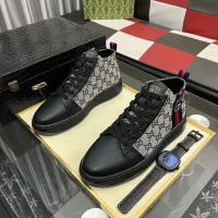 Cheap Gucci High Tops Shoes For Men #1400087 Replica Wholesale [$85.00 USD] [ITEM#1400087] on Replica Gucci High Tops Shoes