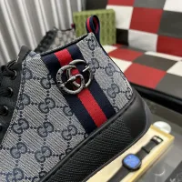 Cheap Gucci High Tops Shoes For Men #1400087 Replica Wholesale [$85.00 USD] [ITEM#1400087] on Replica Gucci High Tops Shoes