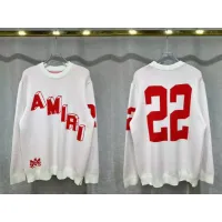 Cheap Amiri Sweaters Long Sleeved For Unisex #1400107 Replica Wholesale [$48.00 USD] [ITEM#1400107] on Replica Amiri Sweaters