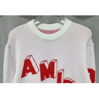 Cheap Amiri Sweaters Long Sleeved For Unisex #1400107 Replica Wholesale [$48.00 USD] [ITEM#1400107] on Replica Amiri Sweaters