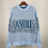 Cheap Amiri Sweaters Long Sleeved For Unisex #1400111 Replica Wholesale [$48.00 USD] [ITEM#1400111] on Replica Amiri Sweaters