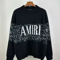 Cheap Amiri Sweaters Long Sleeved For Unisex #1400112 Replica Wholesale [$48.00 USD] [ITEM#1400112] on Replica Amiri Sweaters