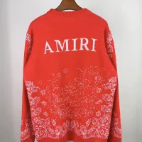 Cheap Amiri Sweaters Long Sleeved For Unisex #1400130 Replica Wholesale [$48.00 USD] [ITEM#1400130] on Replica Amiri Sweaters