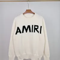 Cheap Amiri Sweaters Long Sleeved For Unisex #1400144 Replica Wholesale [$48.00 USD] [ITEM#1400144] on Replica Amiri Sweaters
