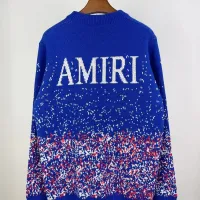 Cheap Amiri Sweaters Long Sleeved For Unisex #1400149 Replica Wholesale [$48.00 USD] [ITEM#1400149] on Replica Amiri Sweaters
