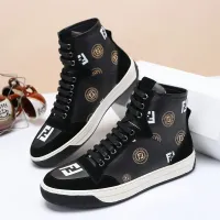 Cheap Fendi High Tops Casual Shoes For Men #1400172 Replica Wholesale [$80.00 USD] [ITEM#1400172] on Replica Fendi High Tops Casual Shoes