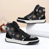 Cheap Fendi High Tops Casual Shoes For Men #1400172 Replica Wholesale [$80.00 USD] [ITEM#1400172] on Replica Fendi High Tops Casual Shoes