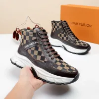 Cheap Louis Vuitton High Tops Shoes For Men #1400176 Replica Wholesale [$82.00 USD] [ITEM#1400176] on Replica Louis Vuitton High Tops Shoes