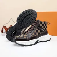 Cheap Louis Vuitton High Tops Shoes For Men #1400176 Replica Wholesale [$82.00 USD] [ITEM#1400176] on Replica Louis Vuitton High Tops Shoes