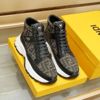 Cheap Fendi High Tops Casual Shoes For Men #1400179 Replica Wholesale [$98.00 USD] [ITEM#1400179] on Replica Fendi High Tops Casual Shoes
