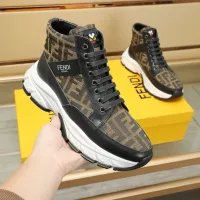 Cheap Fendi High Tops Casual Shoes For Men #1400179 Replica Wholesale [$98.00 USD] [ITEM#1400179] on Replica Fendi High Tops Casual Shoes