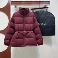Cheap Gucci Down Feather Coat Long Sleeved For Women #1400407 Replica Wholesale [$128.00 USD] [ITEM#1400407] on Replica Gucci Down Feather Coat