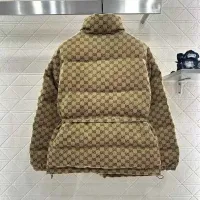 Cheap Gucci Down Feather Coat Long Sleeved For Women #1400408 Replica Wholesale [$128.00 USD] [ITEM#1400408] on Replica Gucci Down Feather Coat