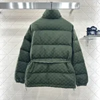 Cheap Gucci Down Feather Coat Long Sleeved For Women #1400409 Replica Wholesale [$128.00 USD] [ITEM#1400409] on Replica Gucci Down Feather Coat