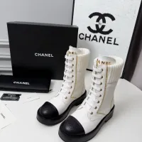 Cheap Chanel Boots For Women #1400602 Replica Wholesale [$122.00 USD] [ITEM#1400602] on Replica Chanel Boots