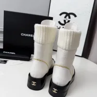 Cheap Chanel Boots For Women #1400602 Replica Wholesale [$122.00 USD] [ITEM#1400602] on Replica Chanel Boots