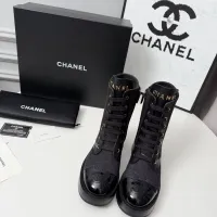 Cheap Chanel Boots For Women #1400605 Replica Wholesale [$122.00 USD] [ITEM#1400605] on Replica Chanel Boots