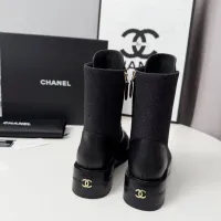 Cheap Chanel Boots For Women #1400605 Replica Wholesale [$122.00 USD] [ITEM#1400605] on Replica Chanel Boots