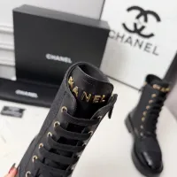 Cheap Chanel Boots For Women #1400605 Replica Wholesale [$122.00 USD] [ITEM#1400605] on Replica Chanel Boots