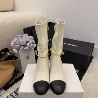 Cheap Chanel Boots For Women #1400610 Replica Wholesale [$130.00 USD] [ITEM#1400610] on Replica Chanel Boots