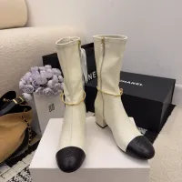 Cheap Chanel Boots For Women #1400610 Replica Wholesale [$130.00 USD] [ITEM#1400610] on Replica Chanel Boots