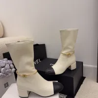 Cheap Chanel Boots For Women #1400610 Replica Wholesale [$130.00 USD] [ITEM#1400610] on Replica Chanel Boots