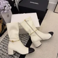 Cheap Chanel Boots For Women #1400610 Replica Wholesale [$130.00 USD] [ITEM#1400610] on Replica Chanel Boots