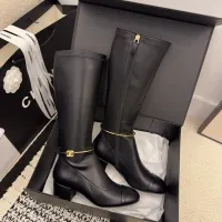 Cheap Chanel Boots For Women #1400615 Replica Wholesale [$160.00 USD] [ITEM#1400615] on Replica Chanel Boots