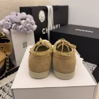 Cheap Chanel Flat Shoes For Women #1400622 Replica Wholesale [$102.00 USD] [ITEM#1400622] on Replica Chanel Flat Shoes