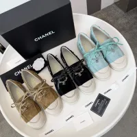 Cheap Chanel Flat Shoes For Women #1400632 Replica Wholesale [$98.00 USD] [ITEM#1400632] on Replica Chanel Flat Shoes